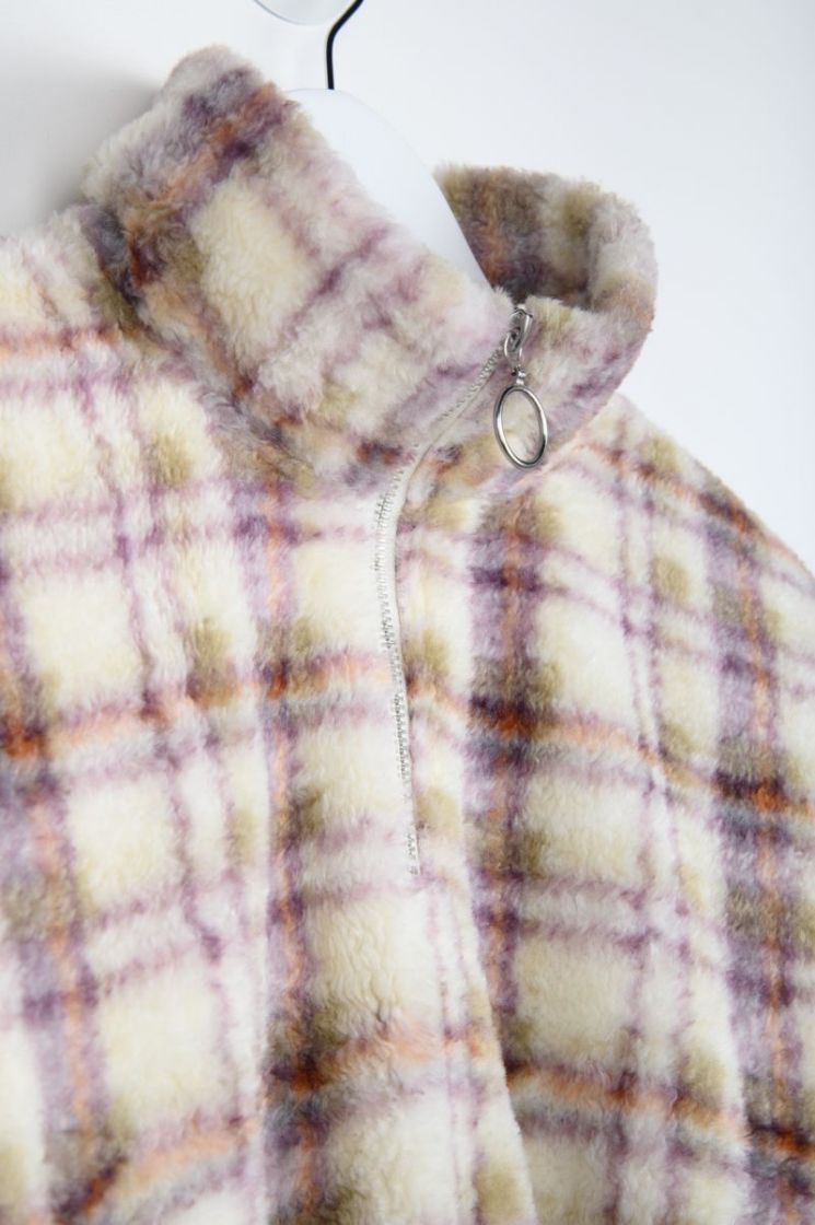 50828A-CHECKED beige/roest