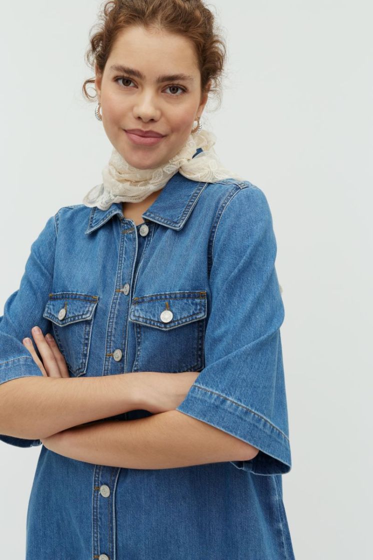 64400994-951 MID VINTAGE BLUE used denim