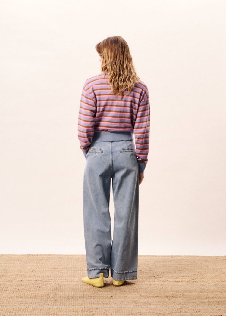 CHM26316-BLEU CLAIR lila/brik/rose