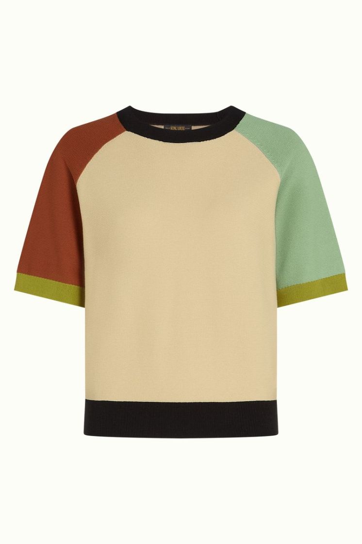 09660-312 EDEN GREEN zand/brik/mint