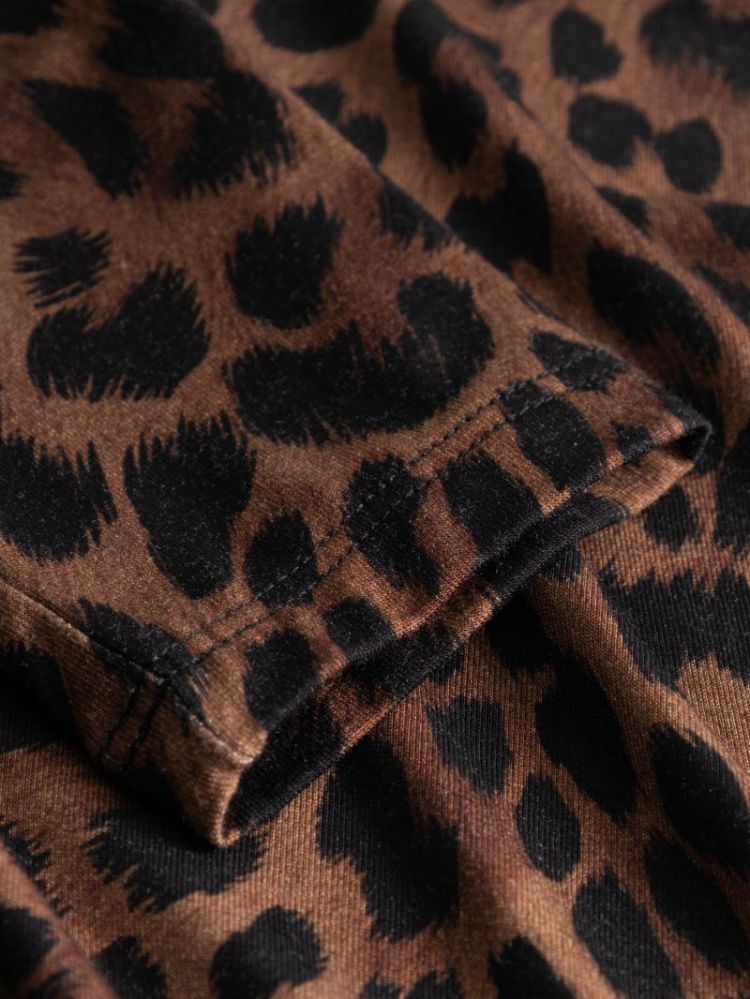62215B-LEO (BROWN) bruin/zwart