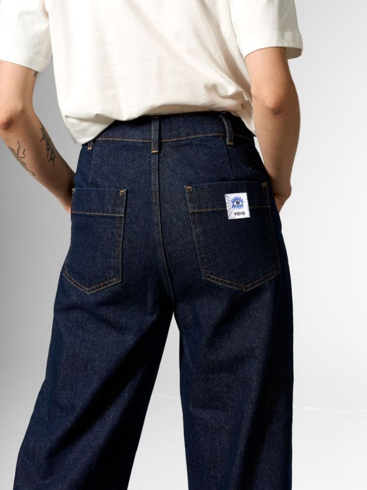 62512-RINSE BLUE dark denim