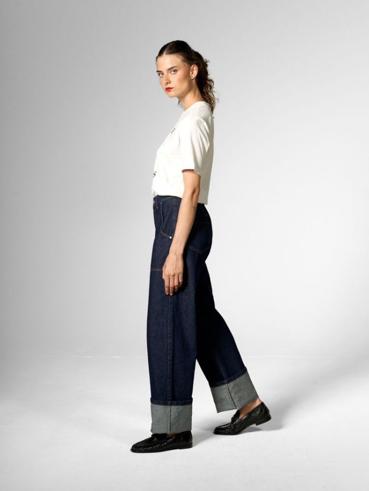 62512-RINSE BLUE dark denim