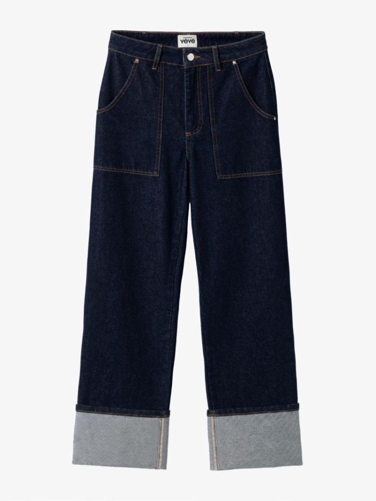 62512-RINSE BLUE dark denim