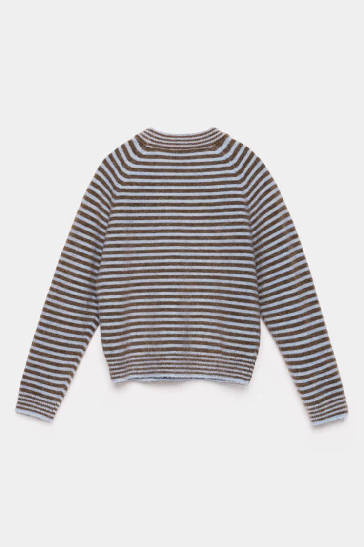 317394-BRD BROWN DARK blauw/zand
