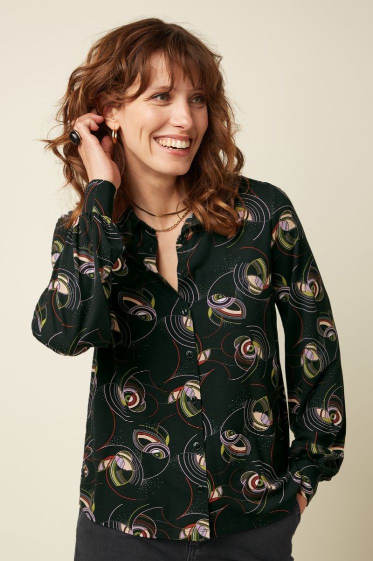 10864-001 BLACK zwart/multi