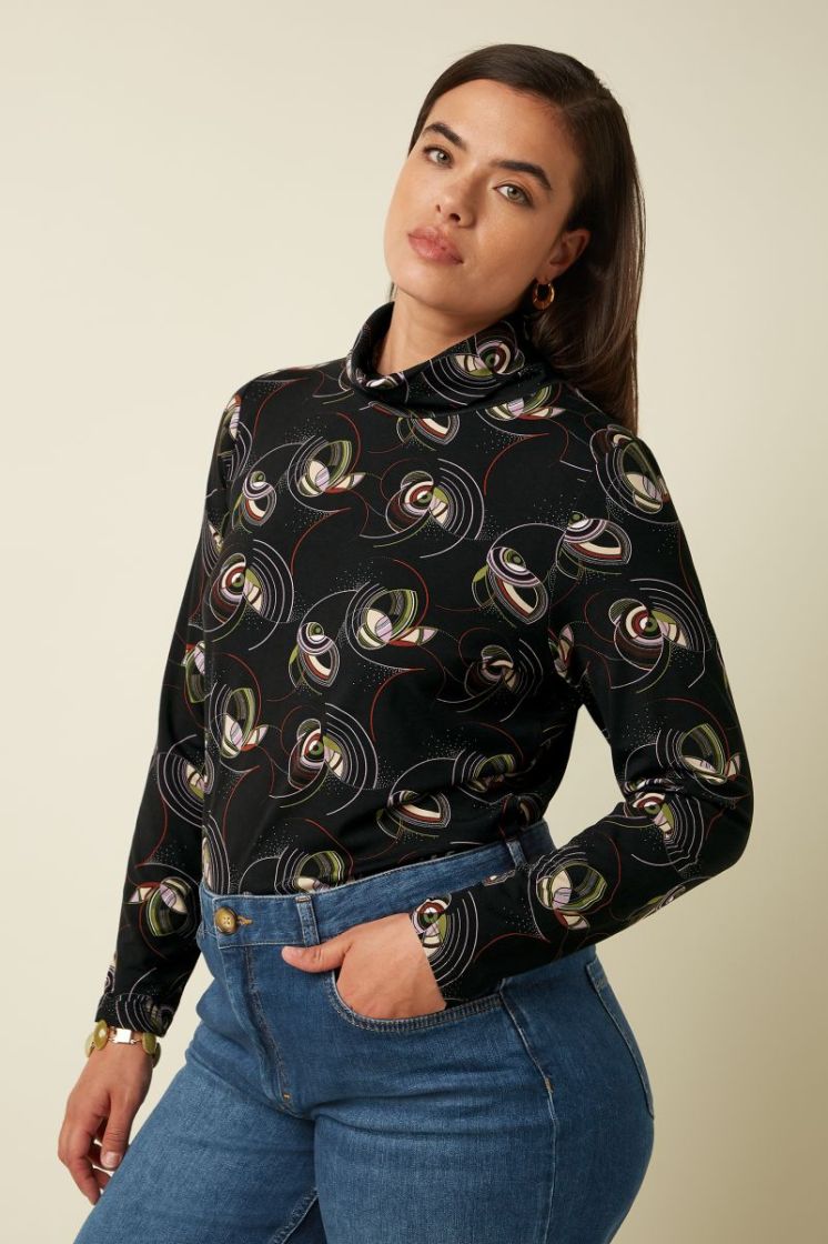 10865-001 BLACK zwart/multi