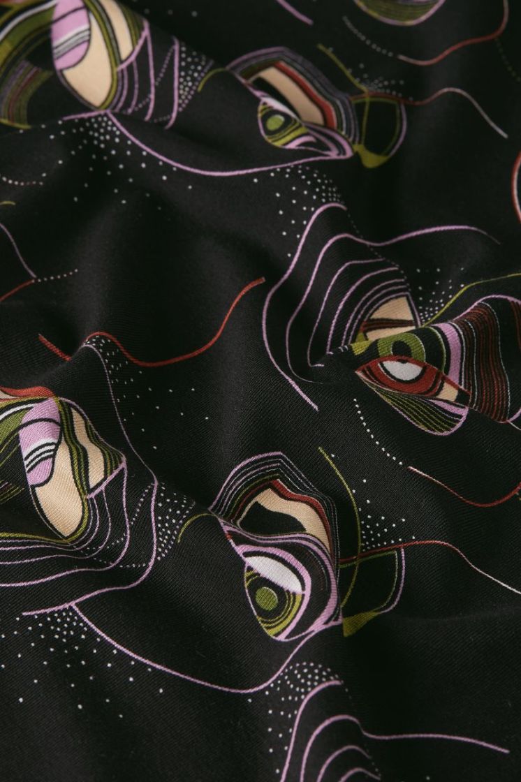 10865-001 BLACK zwart/multi