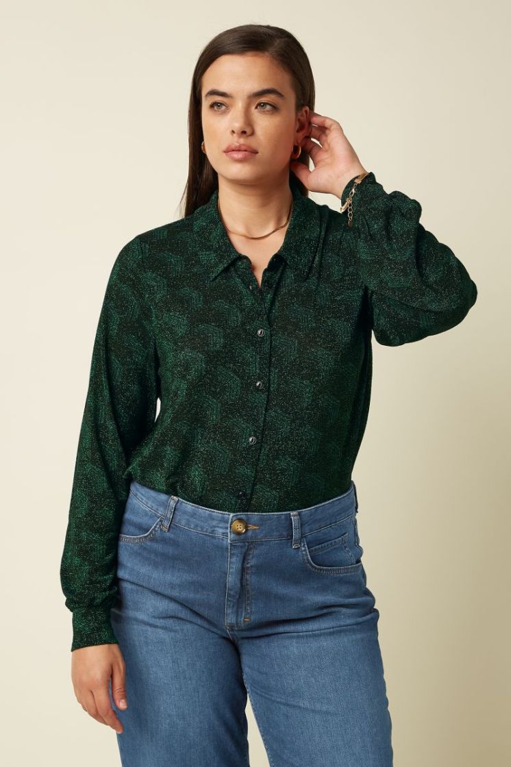 10948-200 PINE GREEN groen/zwart