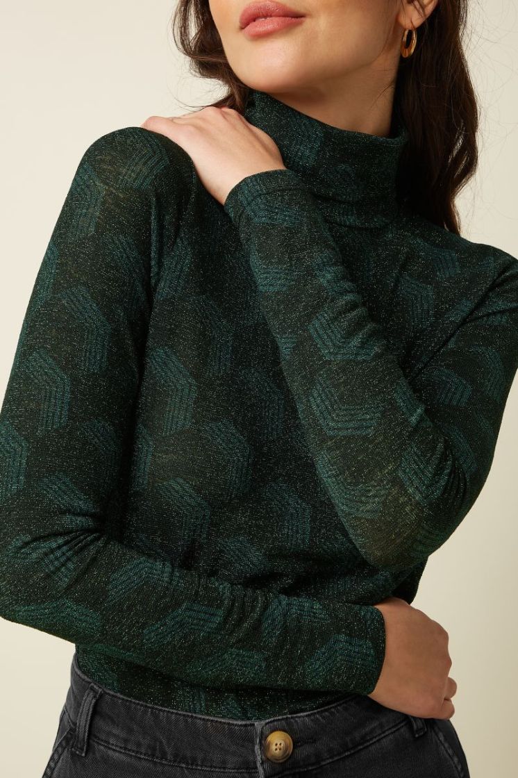 10950-200 PINE GREEN groen/zwart