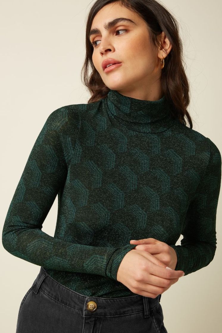 10950-200 PINE GREEN groen/zwart