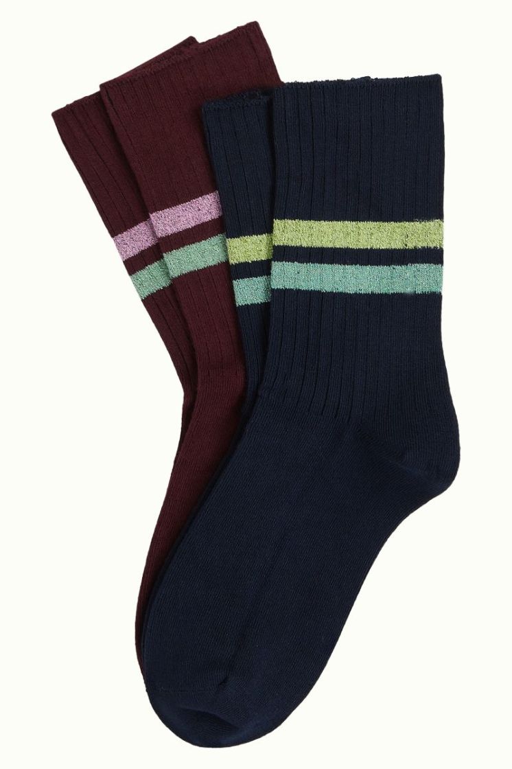 11006-999 MULTI COLOR wine/donkerblau