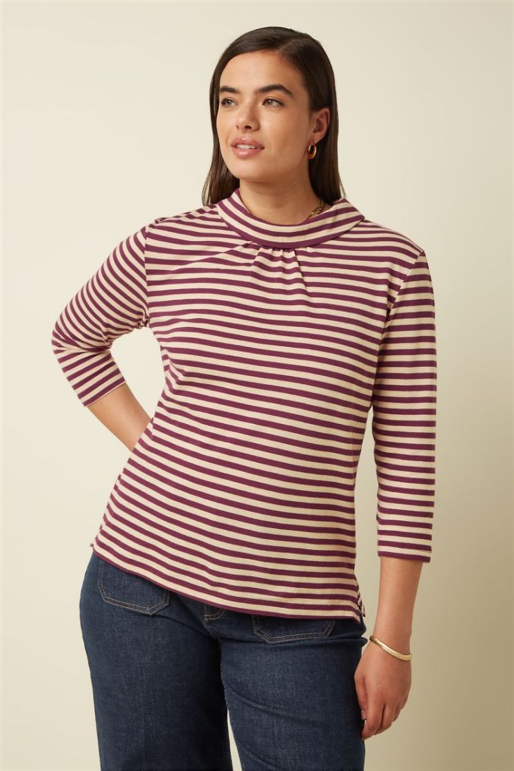 11022-622 CABARNET RED beige/wine