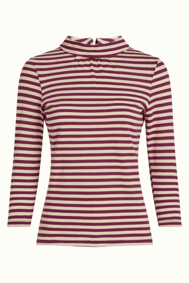 11022-622 CABARNET RED beige/wine