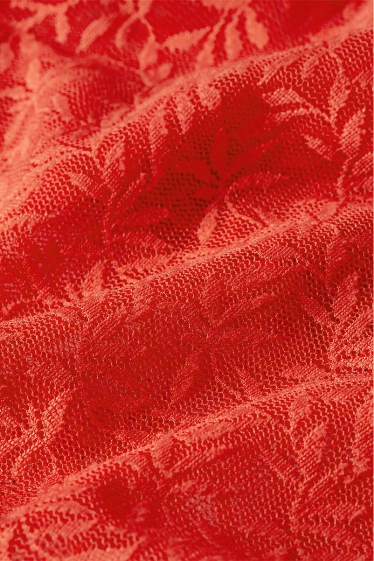 11052-653 FIRE RED ROOD