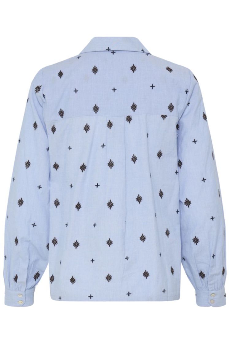 20819184-154030 CHAMBRAY BLUE l-blauw/bruin