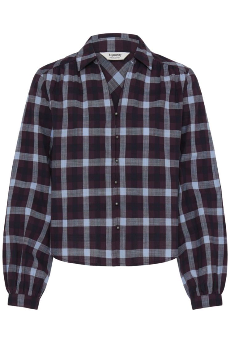 20819338-900010815 FIG CHECK l-blauw/wine