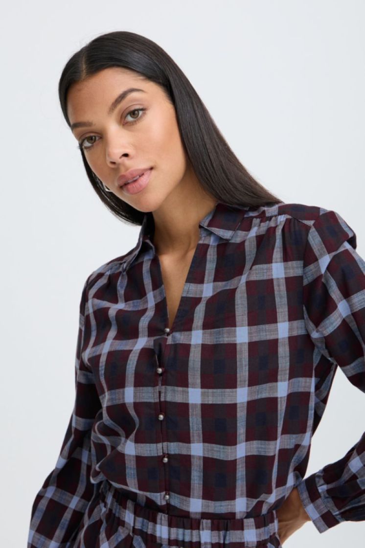 20819338-900010815 FIG CHECK l-blauw/wine