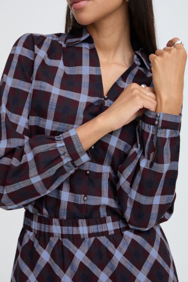 20819338-900010815 FIG CHECK l-blauw/wine