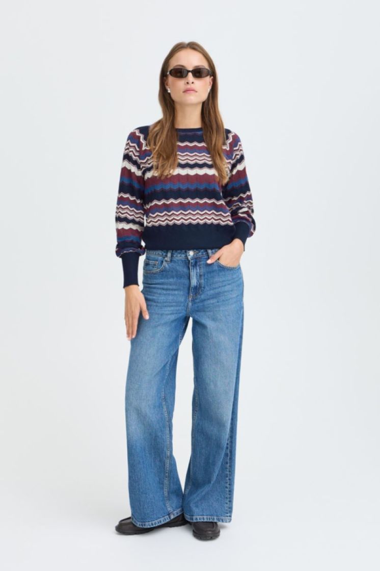 20819180-900009758 ZIG ZAG BRI wine/wit/d-blau