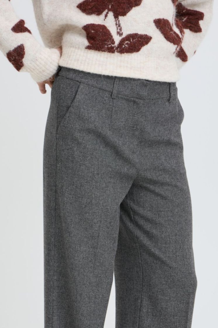 20819483-200455 MID GREY MELAN zwart/grijs 