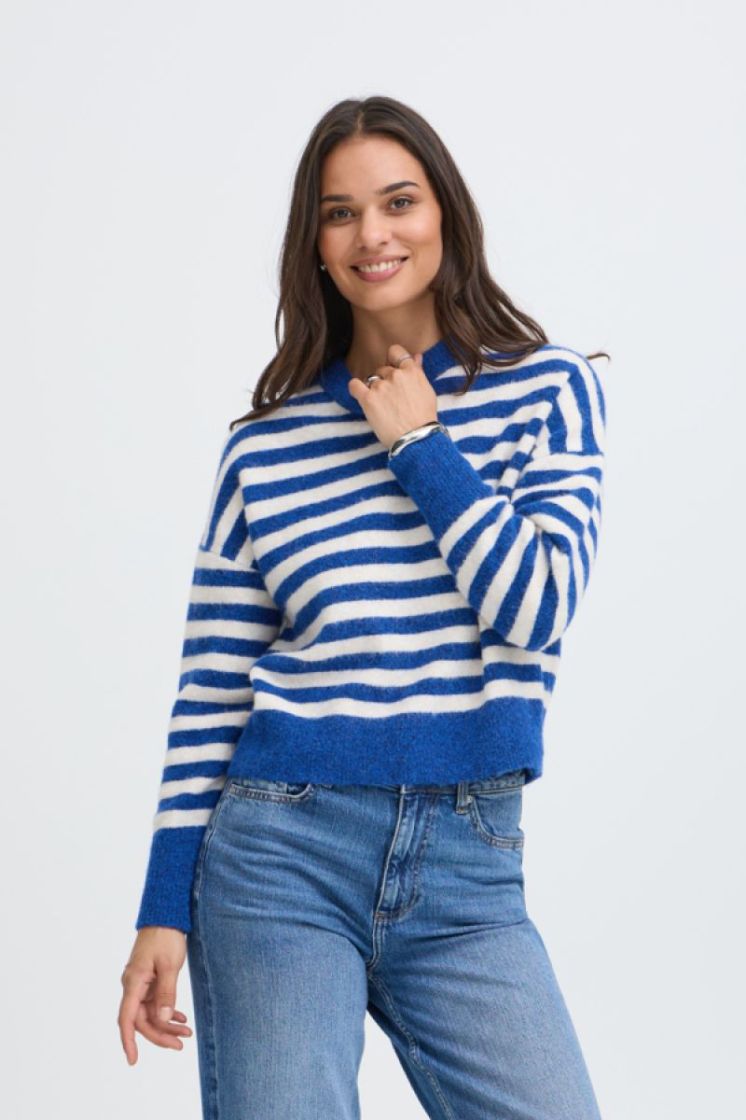 20819591-900014881 BLUE DEPTH ecru/kobaltblau