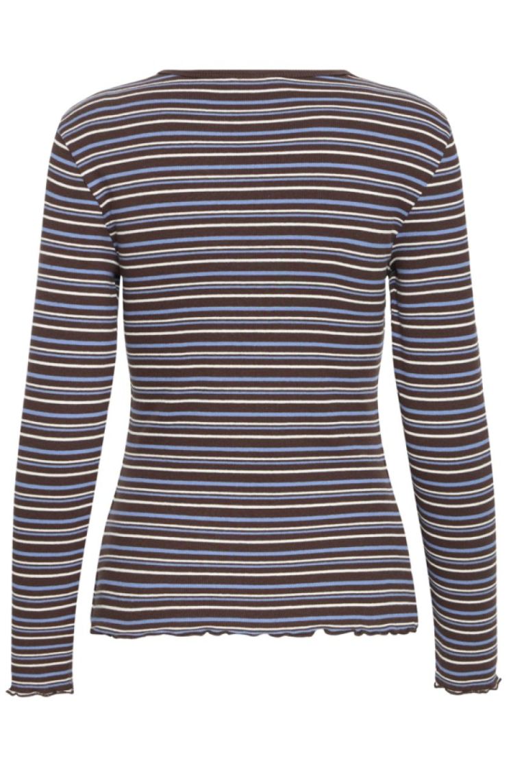 20819642-900013575 JAVA STRIPE bruin/blauw 