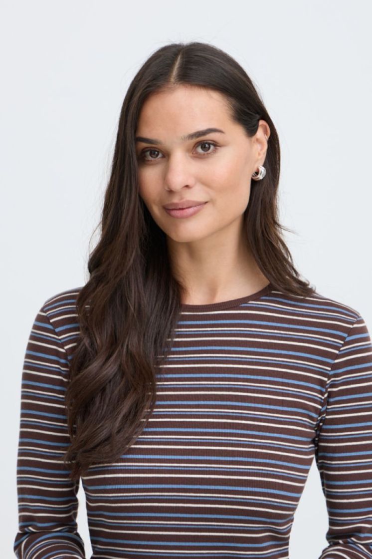 20819642-900013575 JAVA STRIPE bruin/blauw 