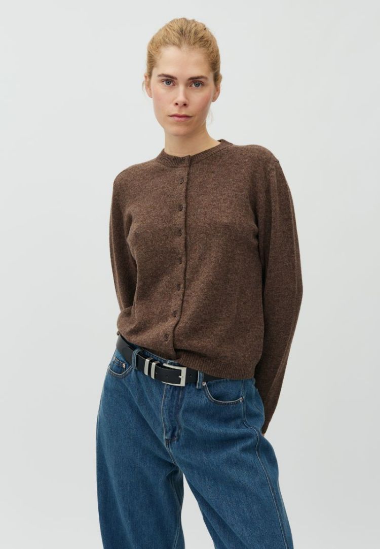 63930980-Y10 JAVA MELANGE donkerbruin