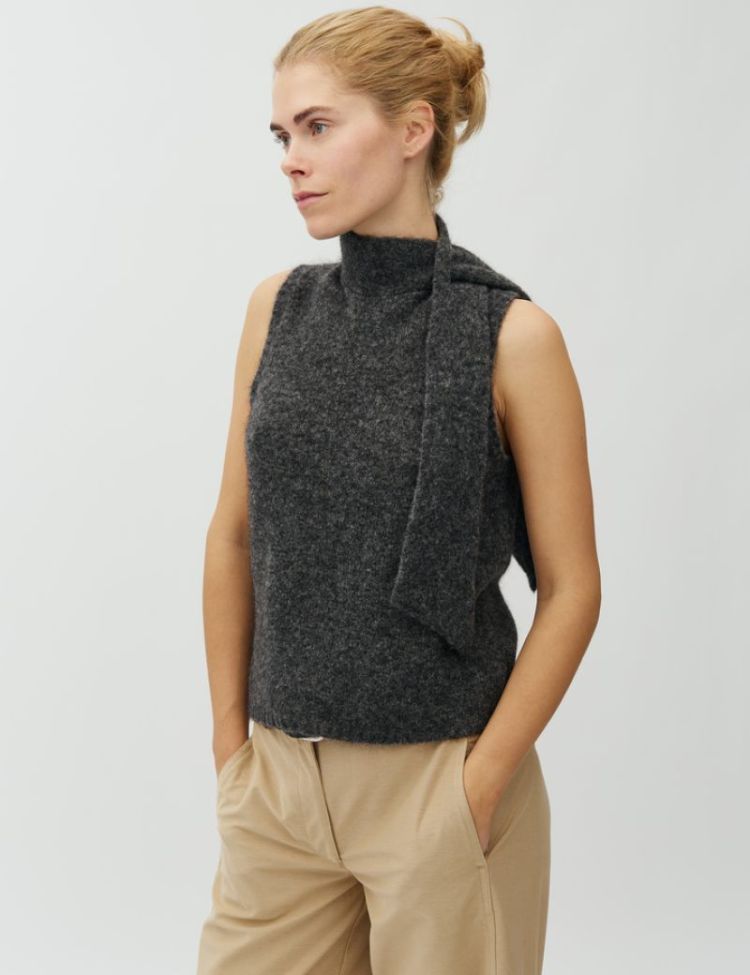 64941308-671 DARK GREY MELANGE donkergrijs