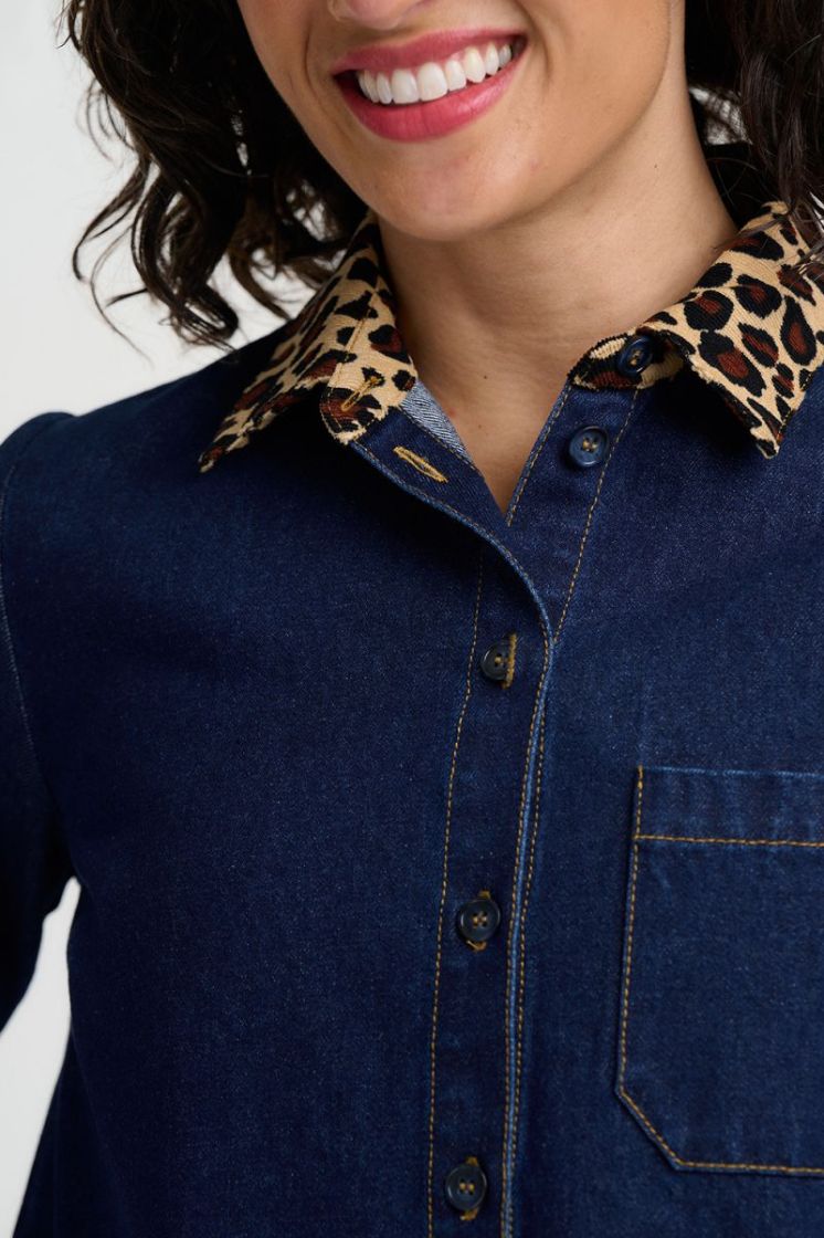 D1566-INDIGO DENIM LEOPARD COL dark denim