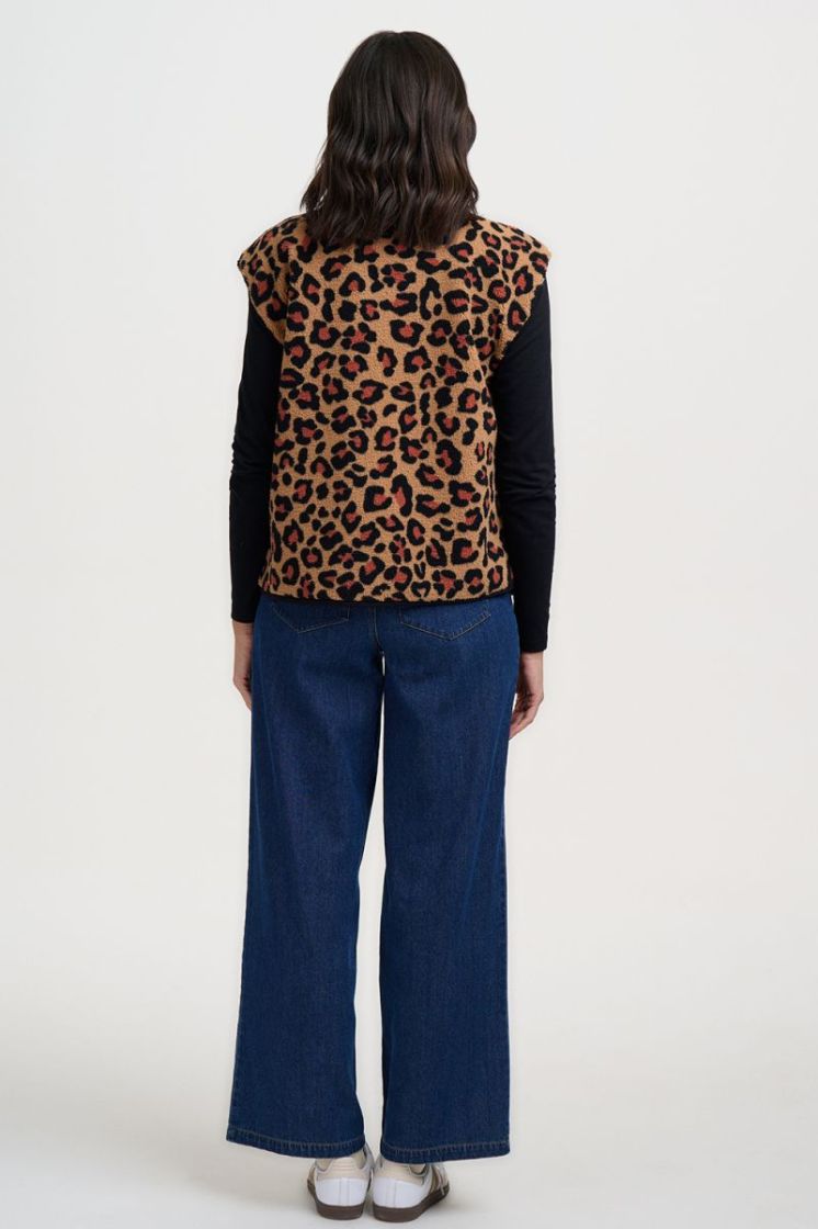J0033-BROWN LEOPARD zwart/beige/ora