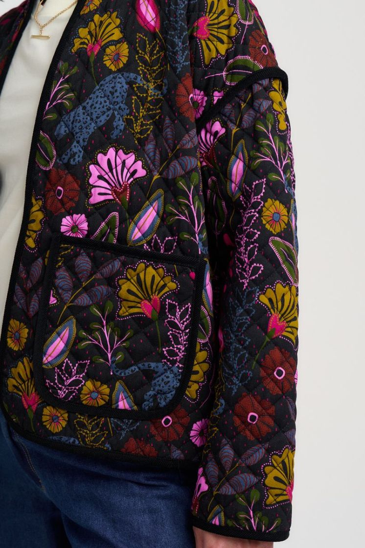 J0041-BLACK JUNGLE PANTHER ZWART/MULTI