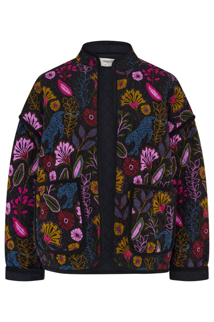 J0041-BLACK JUNGLE PANTHER ZWART/MULTI